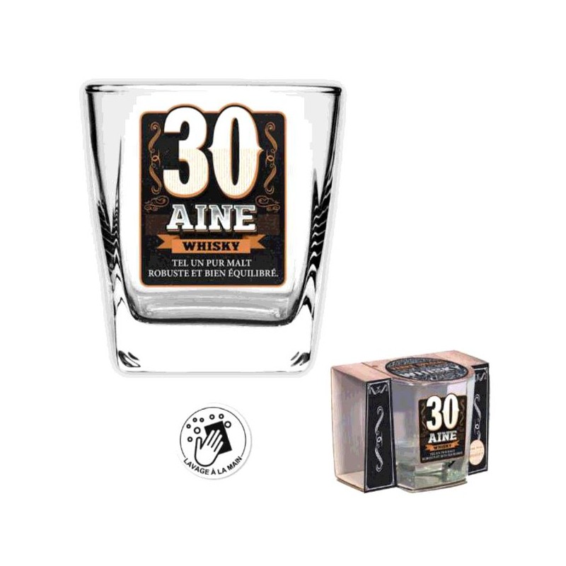 VERRE WHISKY 30 ANS