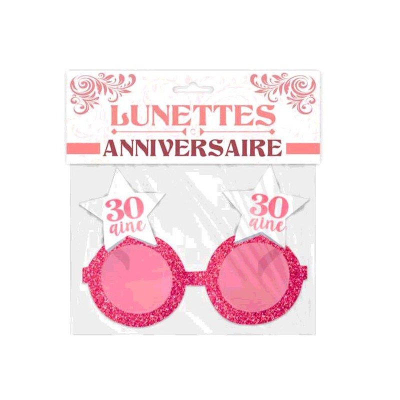 LUNETTES ETOILE ANNIVERSAIRE 30 AINE