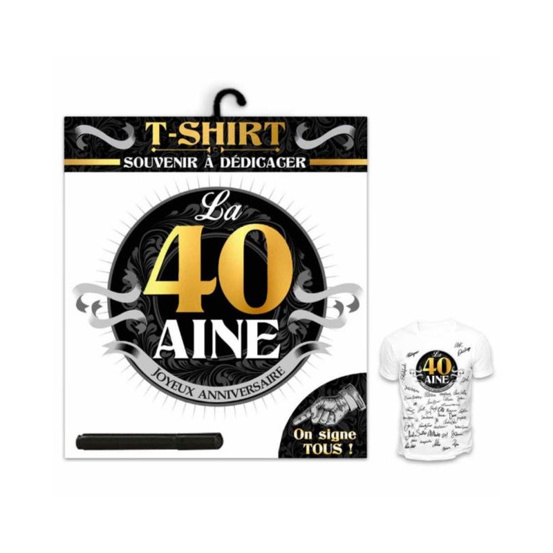 Tee Shirt Anniversaire 40 Ans Homme Ouest Fetes