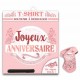 TEE SHIRT ANNIVERSAIRE FEMME