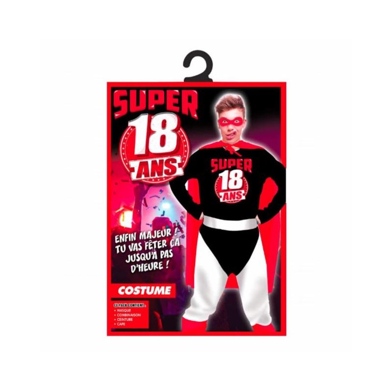 COSTUME SUPER 18 ANS HOMME