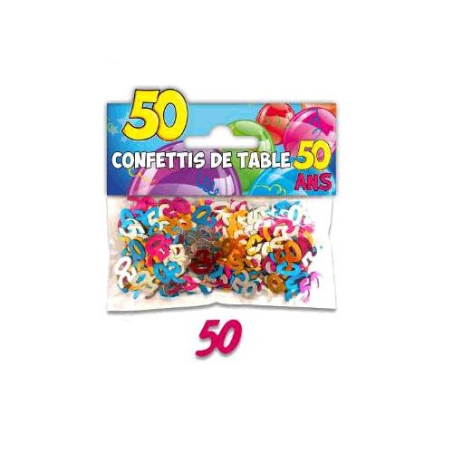 Confettis de table 60 ans - Cdiscount