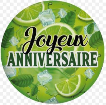 Ballon Alu Joyeux Anniversaire Mojito Ouest Fetes