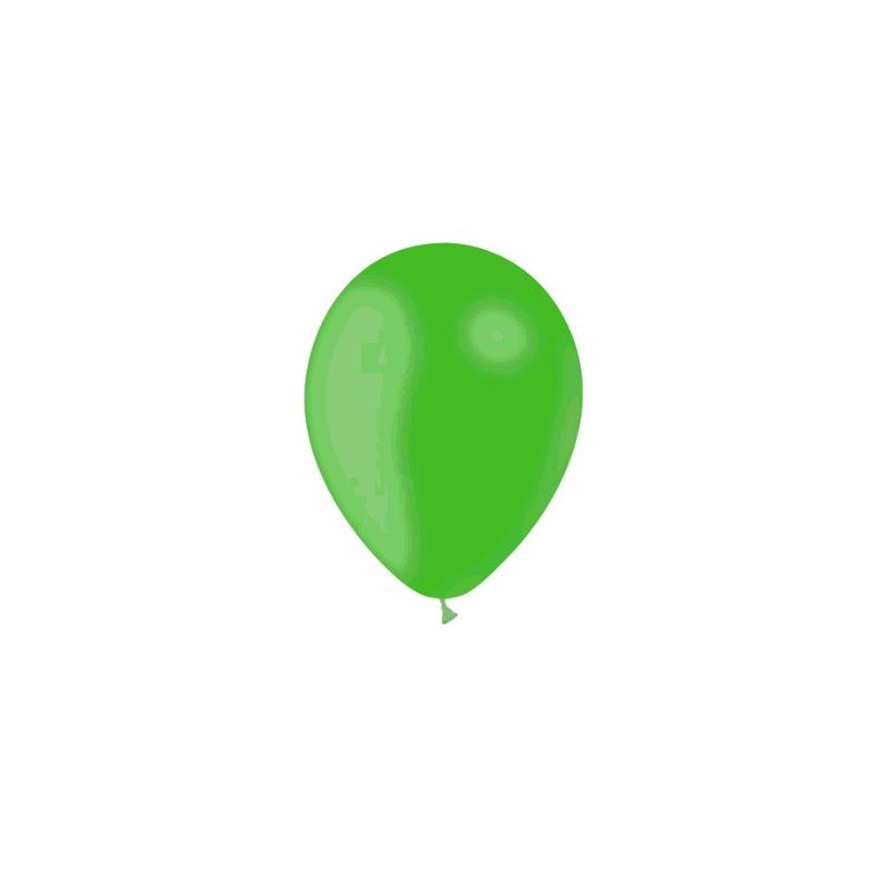 6 BALLONS CONFETTIS VERT - Ouest Fetes