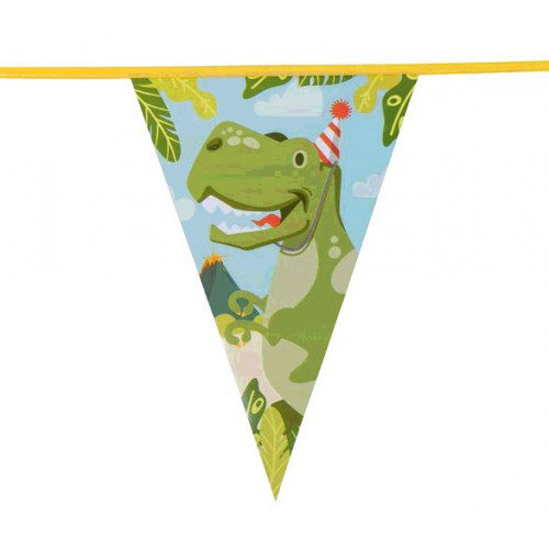 GUIRLANDE FANION DINO PARTY