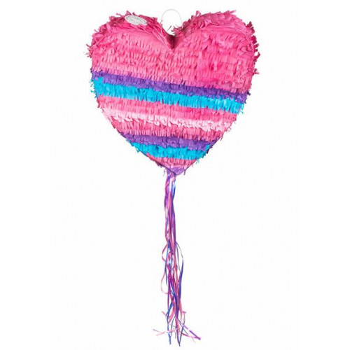 PINATA A TIRER COEUR ROSE