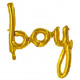 BALLON ALU LETTRES BOY 70X60CM