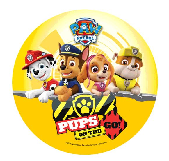 DISQUE AZYME 20CM PAW PATROL - Ouest Fetes