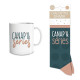 COFFRET MUG CHAUSSETTES "CANAP