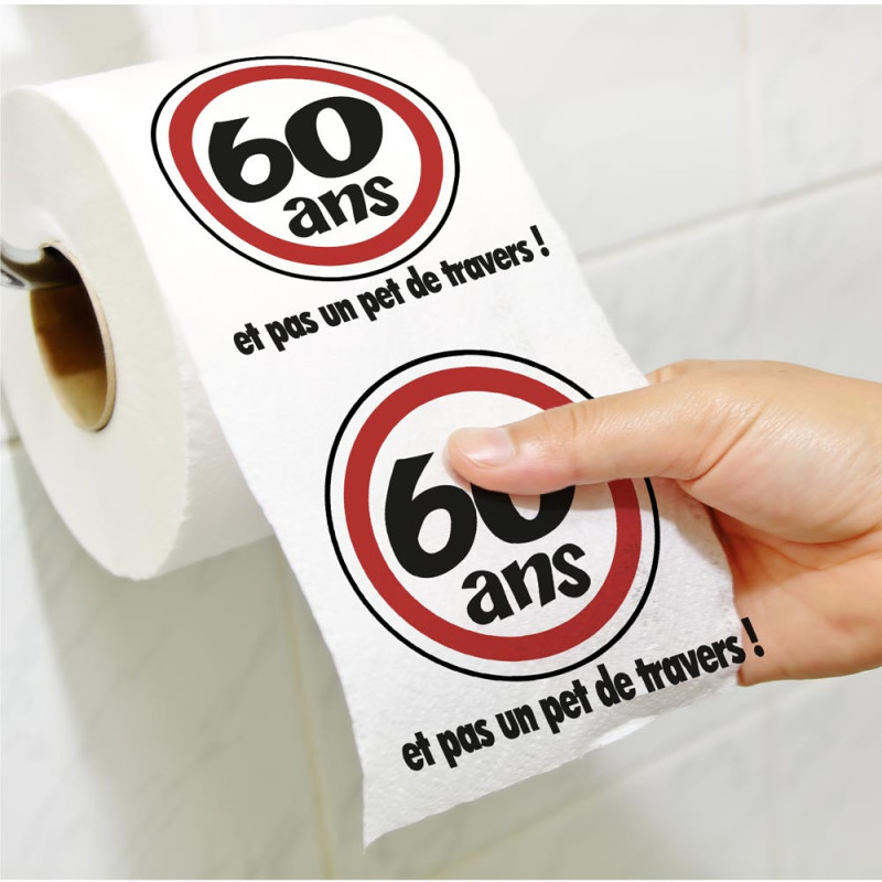 ROULEAU PAPIER WC 60 ANS