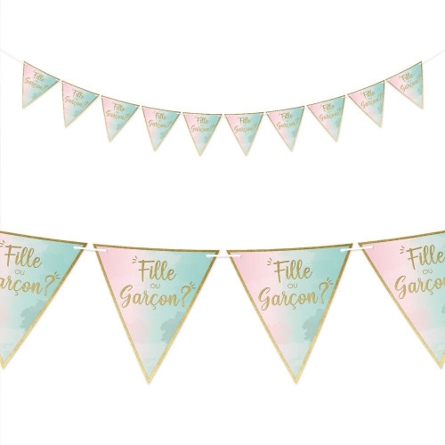 6 GOBELETS BABY SHOWER FILLE - Ouest Fetes