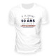 T-SHIRT "50 ANS LA VIE COMMENCE" L